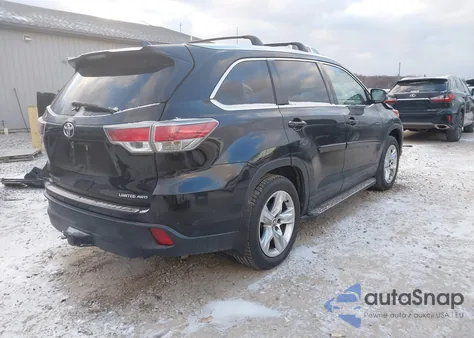 2016 Toyota Highlander Limited V6 from USA, damaged, VIN 5TDDKRFH4GS324296